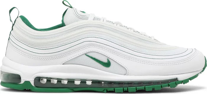 Green and white store air max 97