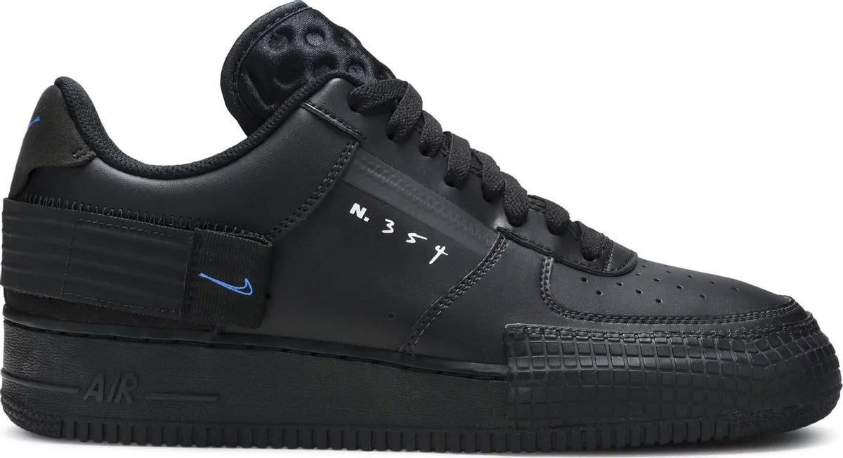 Nike Air Force 1 Type Black Royal SNEAKRS