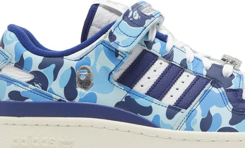 adidas Forum 84 Low Bape 30th Anniversary Blue Camo SNEAKRS