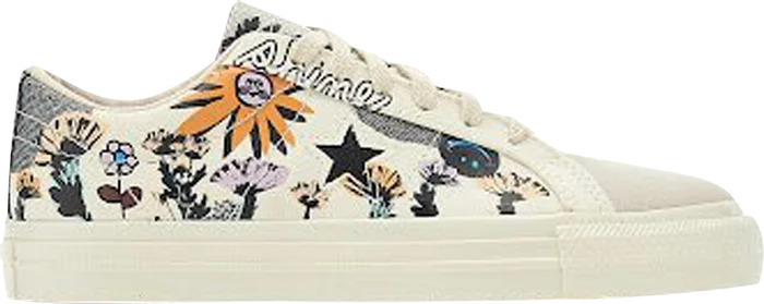 Converse One Star Floral Much Love Egret