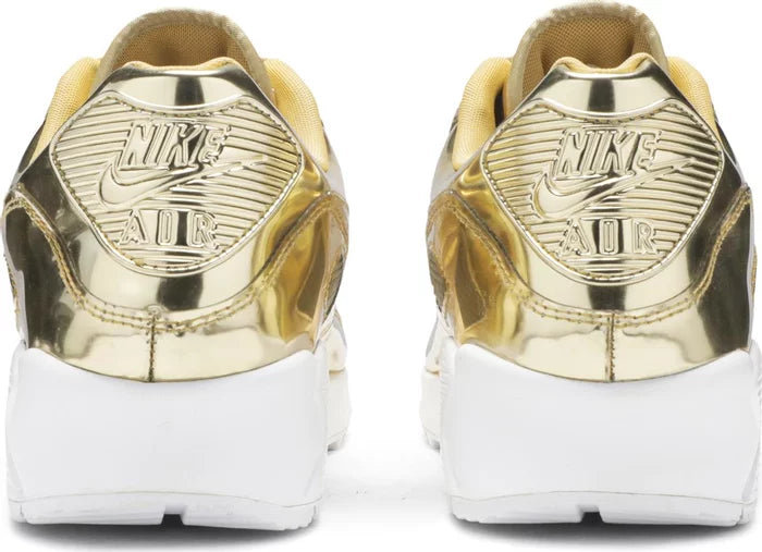 Gold air max 90 womens best sale