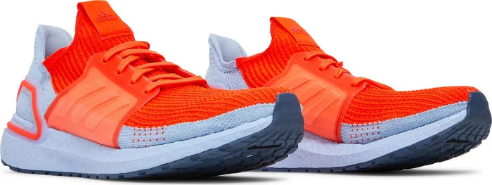 Adidas Ultra Boost 19 Solar Red Glow Blue