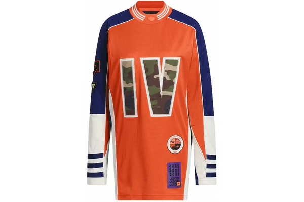 Adidas Ivy Park Jersey Top All Gender US Sizing Solar Orange Legacy Indigo