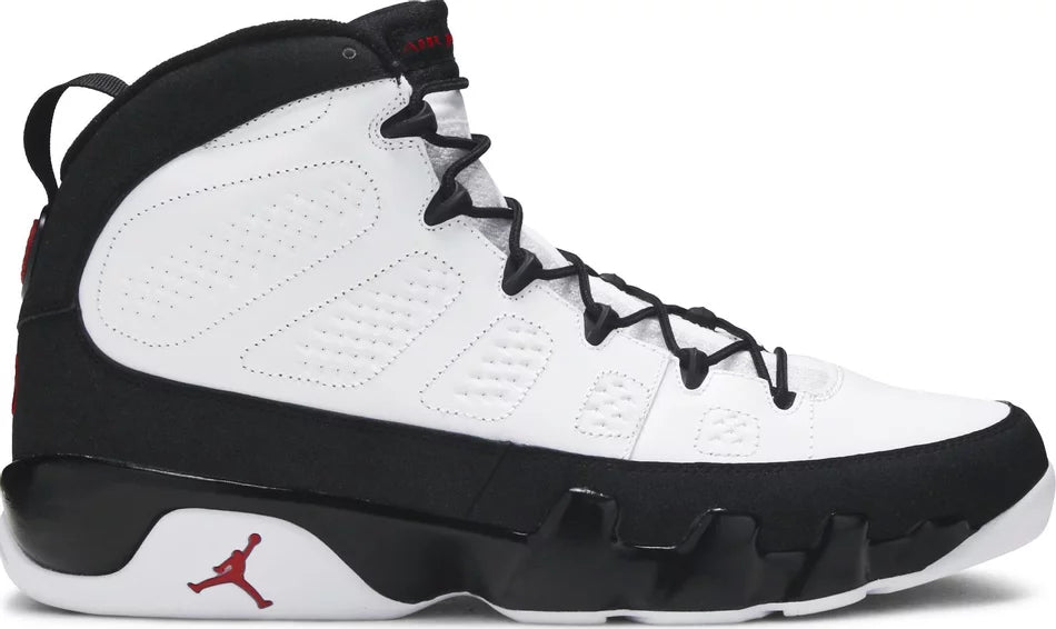 Jordan retro 9 blanco con negro new arrivals