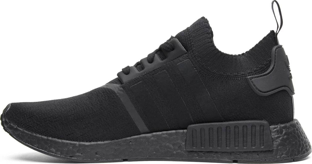 Nmd r1 primeknit all black on sale