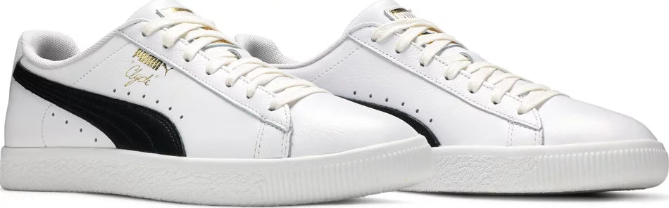 Puma clyde core foil leather sneaker best sale