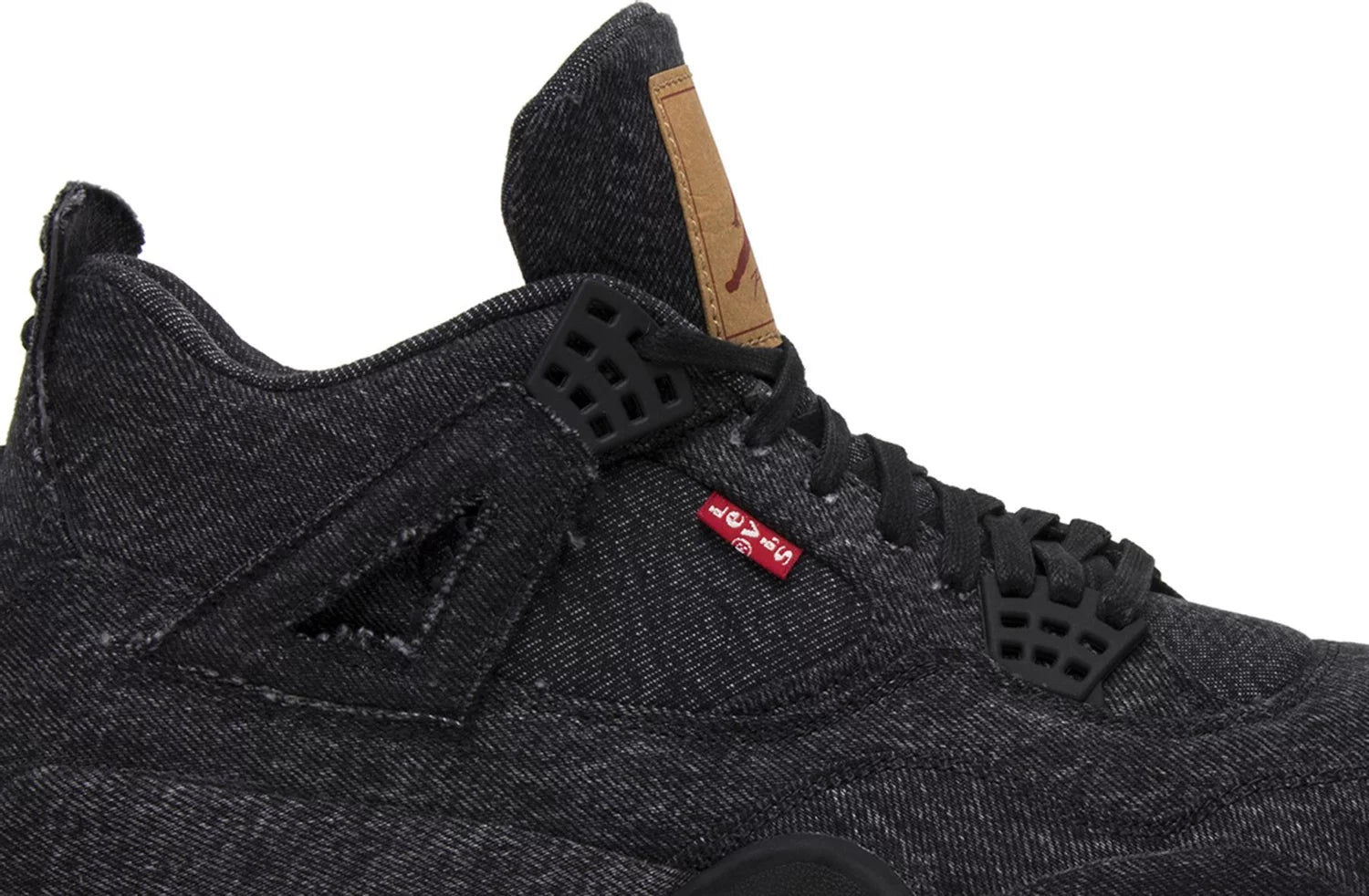 Air Jordan 4 Retro Levi s Black Levi s Tag