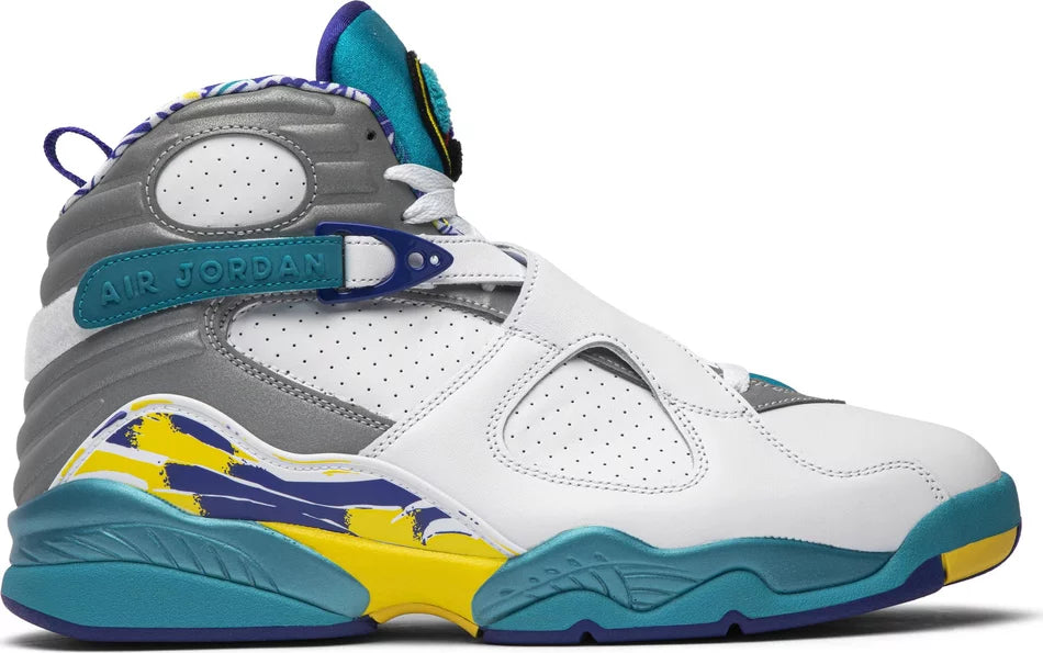 Air Jordan 8 Retro White Aqua 2019 W