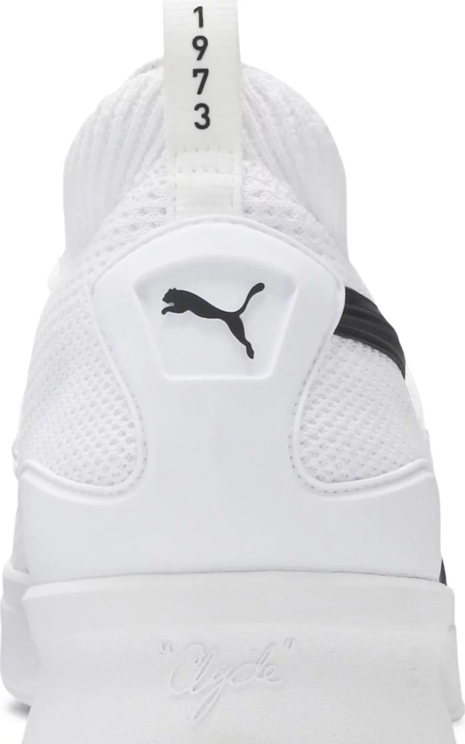 Puma clyde court white and black best sale