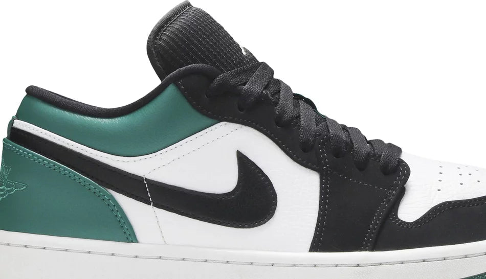 Air Jordan 1 Low White Black Mystic Green