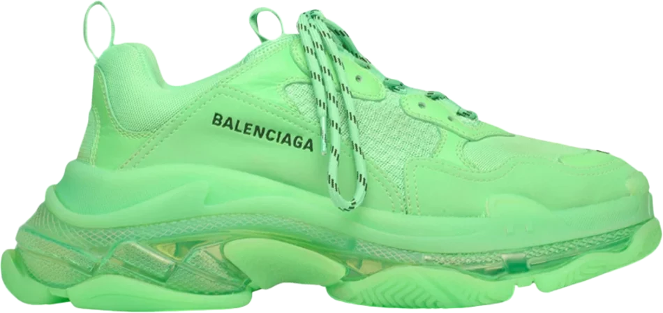 Green store balenciaga shoes