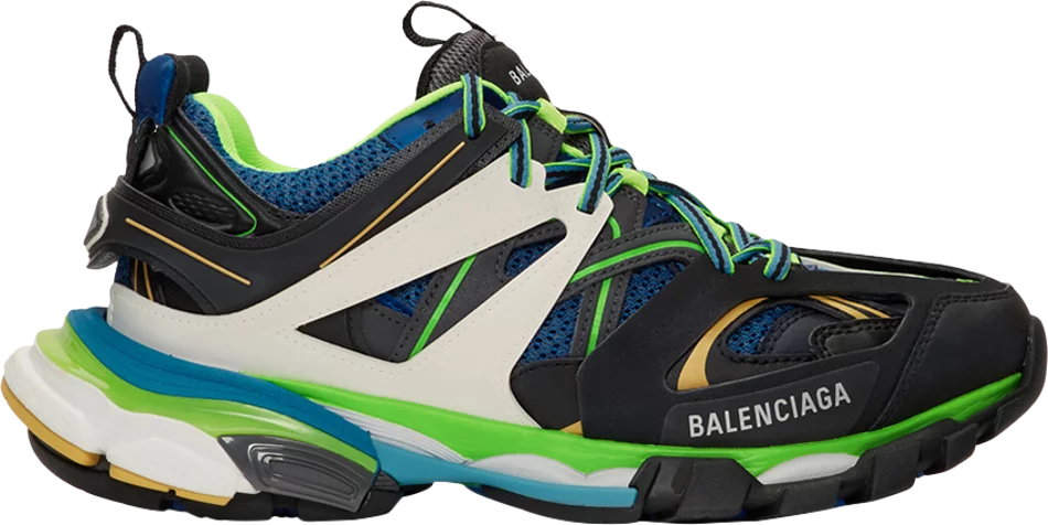 Green balenciaga shoes best sale