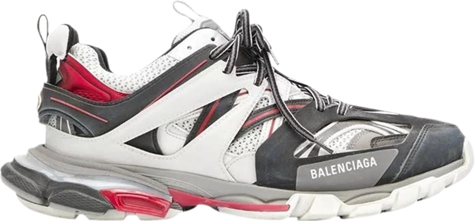 Balenciaga Track White Gray Red SNEAKRS