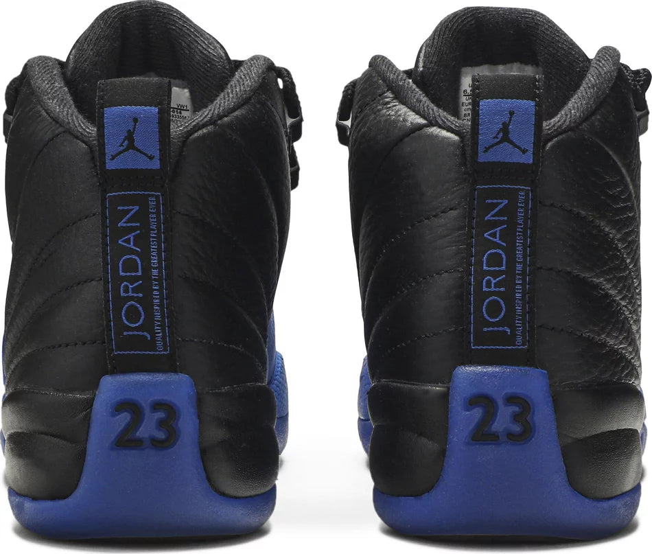 Jordan 12 Retro Black Game Royal GS SNEAKRS