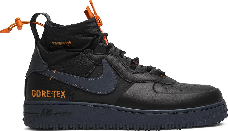 Nike Air Force 1 Winter Gore Tex Black Bright Ceramic Thunder Blue