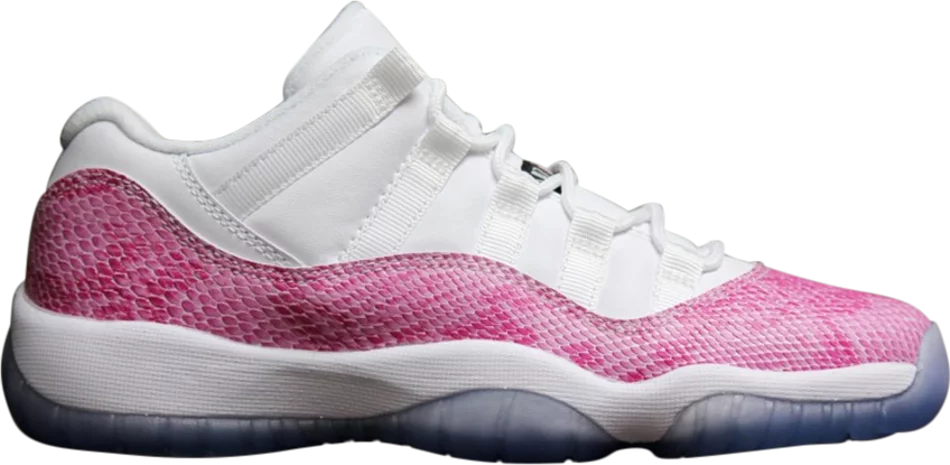 Air Jordan 11 Retro Low Pink Snakeskin 2013 GS SNEAKRS