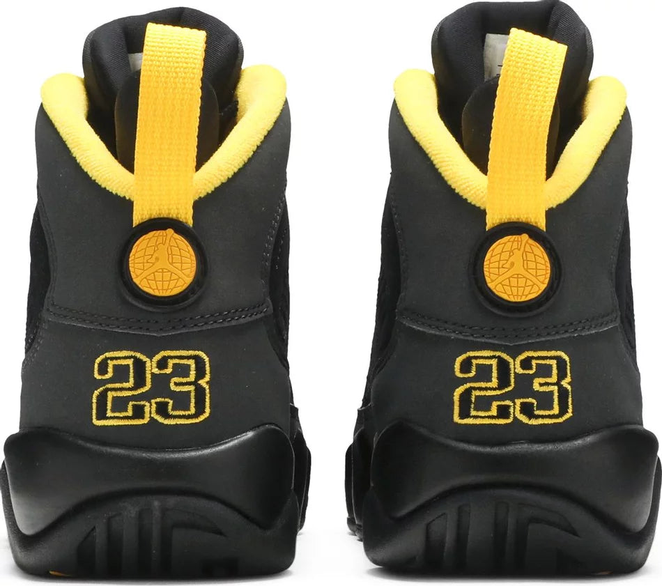 Air Jordan 9 Retro Dark Charcoal University Gold GS SNEAKRS