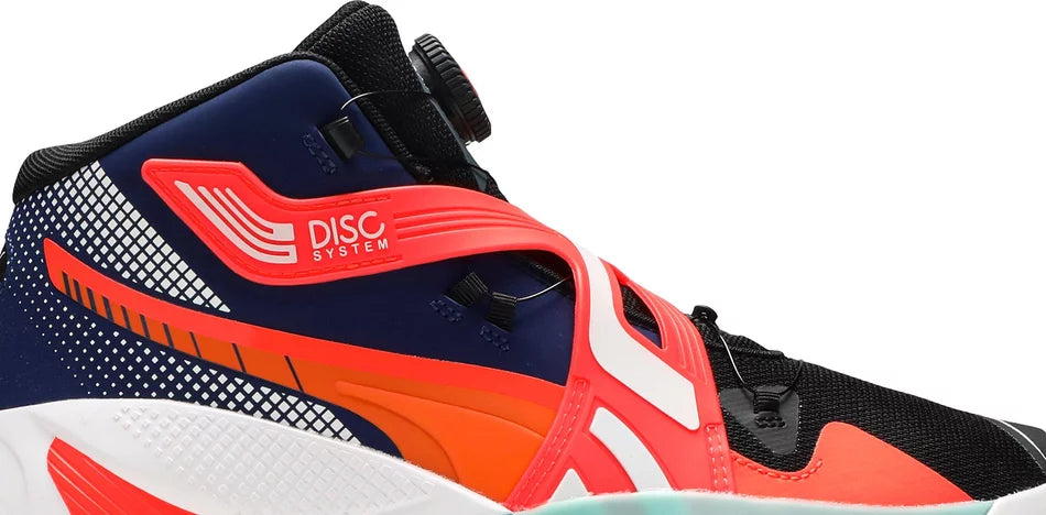 Puma Disc Rebirth Elektro Blue Fiery Coral SNEAKRS