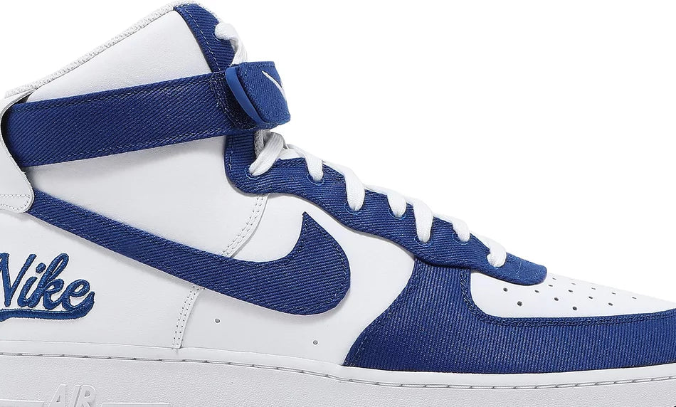 Air force 1 high '07 lv8 white/rush blue men's shoe best sale