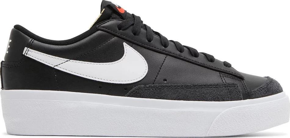 Nike Blazer Low Platform Black White W