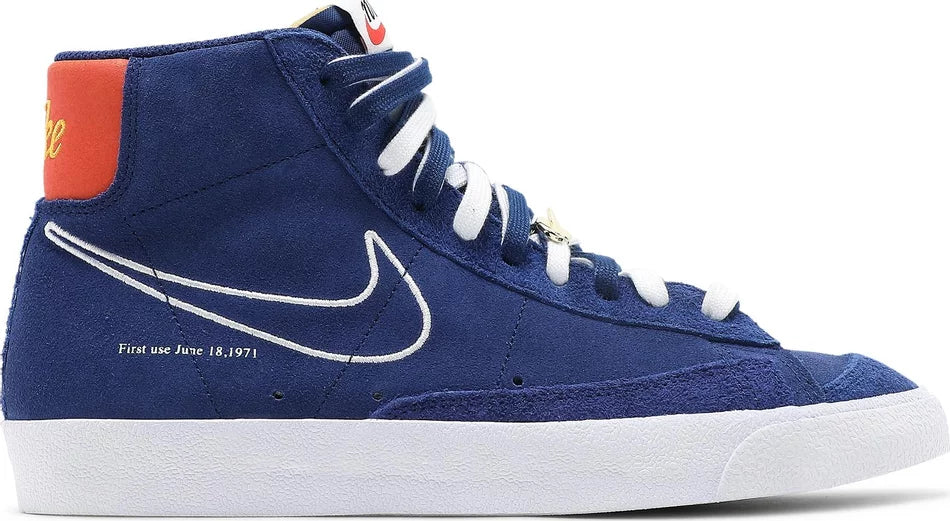 Nike Blazer Mid 77 First Wear Deep Royal Blue SNEAKRS