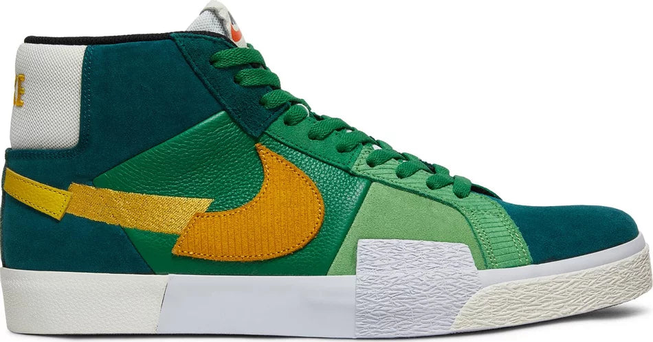 Green nike sb blazer best sale