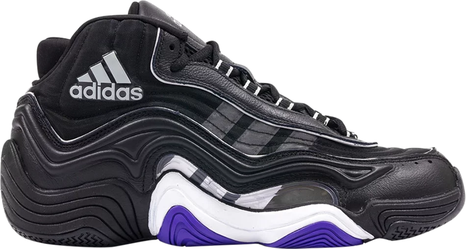 adidas Crazy 2 Basketball Shoes Cblack Ftw White Power Purple SNEAKRS