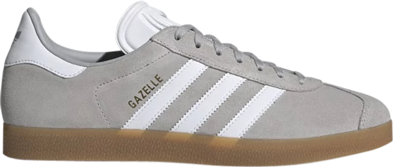 Gray adidas gazelle best sale