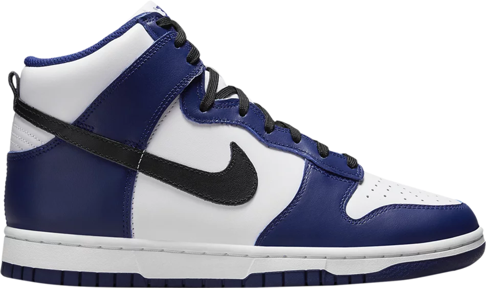 Dunk high blue and black hotsell