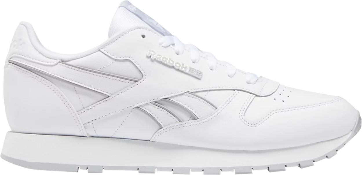 Grey and white reebok classics best sale