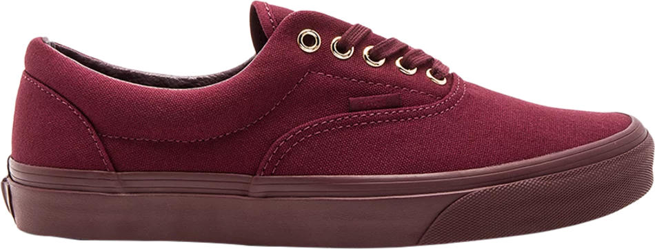 All red vans gold eyelets hotsell