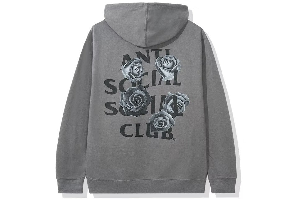 Grey anti social social club hoodie hotsell