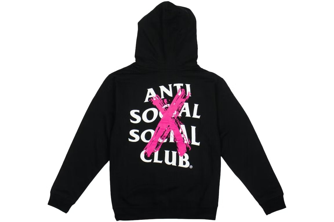 Anti social social club pink hoodie sale